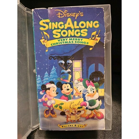 Lot Of 2 Disney's Sing Along Songs VHS- Small Word & Disney Very Merry Christmas - Picture 3 of 15